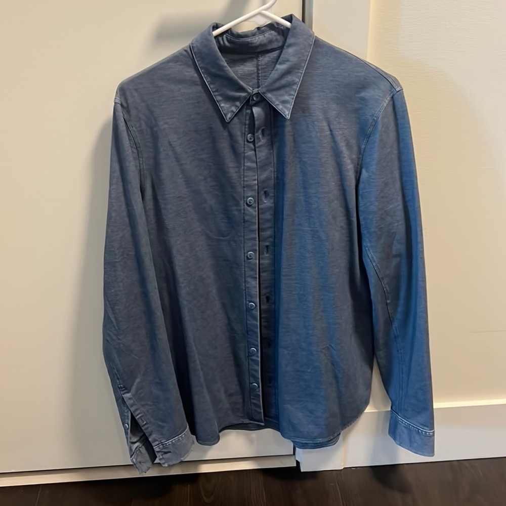 NWOT Men Lululemon commission long sleeve shirt - size Small